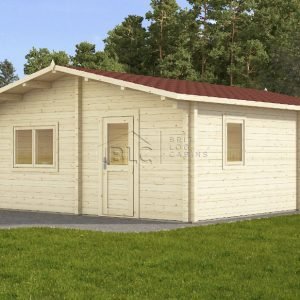 Summer house BRISTOL 6x7m, 70mm