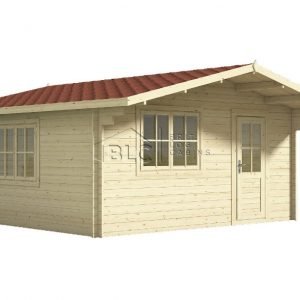 Log cabin FARO 5x4m (20m²), 44mm
